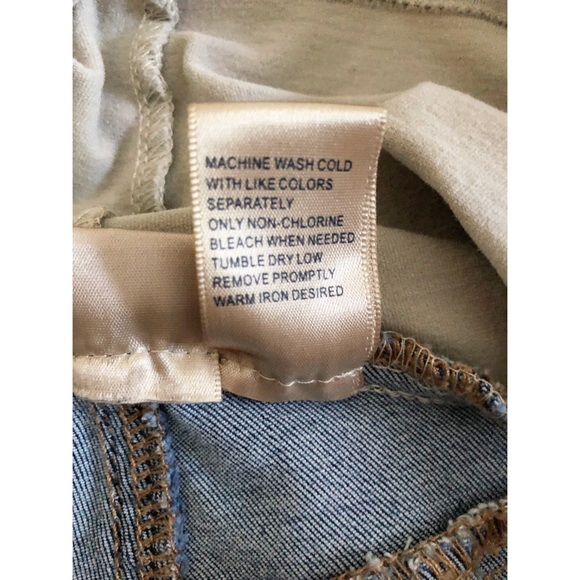 Blue Savvy Maternity Denim Jean Hemmed Shorts - Picture 4 of 4